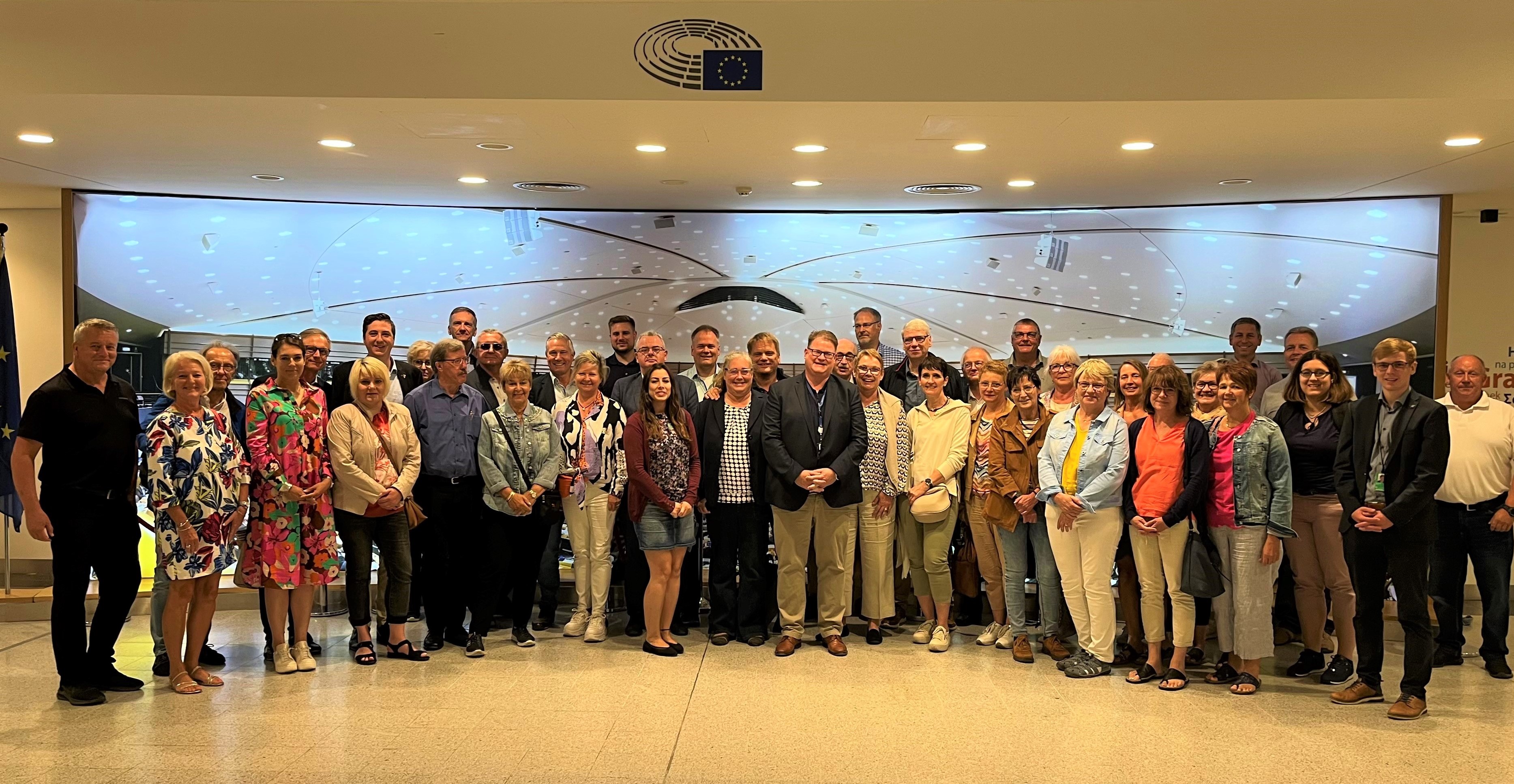 EU Parlament CDU KTF Brüsselfahrt Juli 2023